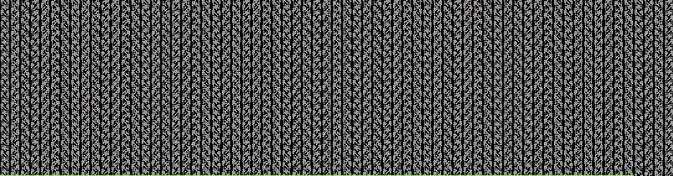 A black and white abstract pattern with vertical, dense, wavy lines creating an optical illusion. (AI generated)