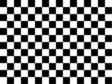 A black and white checkerboard pattern.