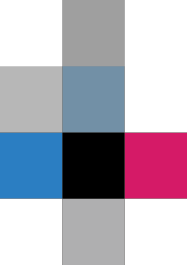Diagram with a semi-circular scale labelled in degrees from -90° to 90°. Blue shades for negative angles, pink for positive.
