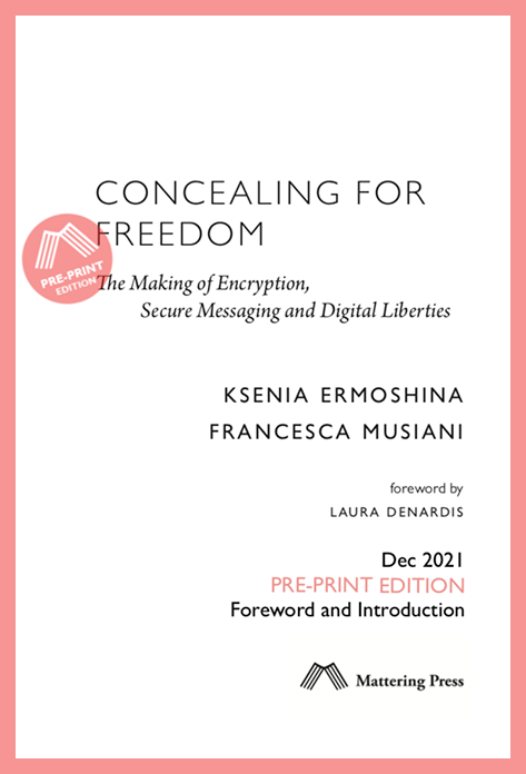 Concealing for Freedom: Forthcoming, 2022